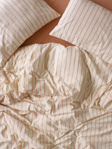 John Lewis Piglet in Bed Slumber Stripe Washed Cotton Single Duvet Cover- Buy online at McGrocer