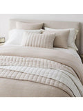 West Elm linen-cotton quilted pillowcase standard UK version