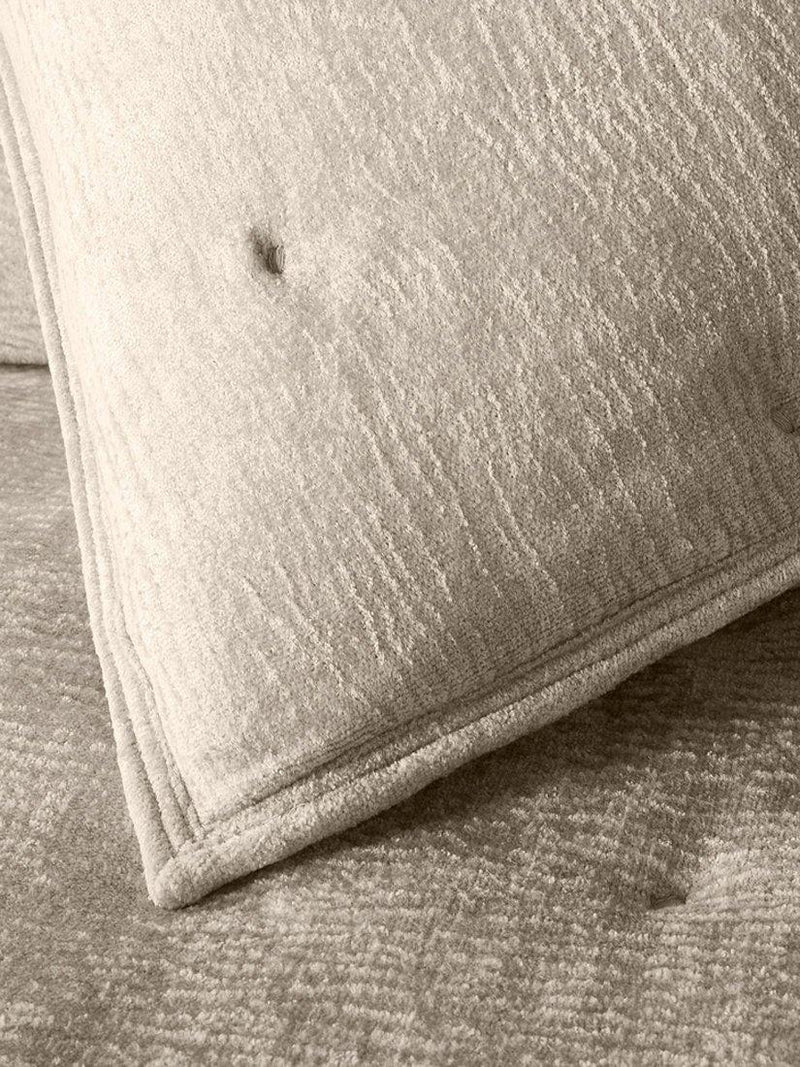 West Elm Striated Chenille bedspread set, imported from the UK
