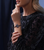 Boodles rose gold opal sapphire bangle, imported from the UK