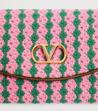 Valentino Garavani small crochet DeVain shoulder bag, UK version