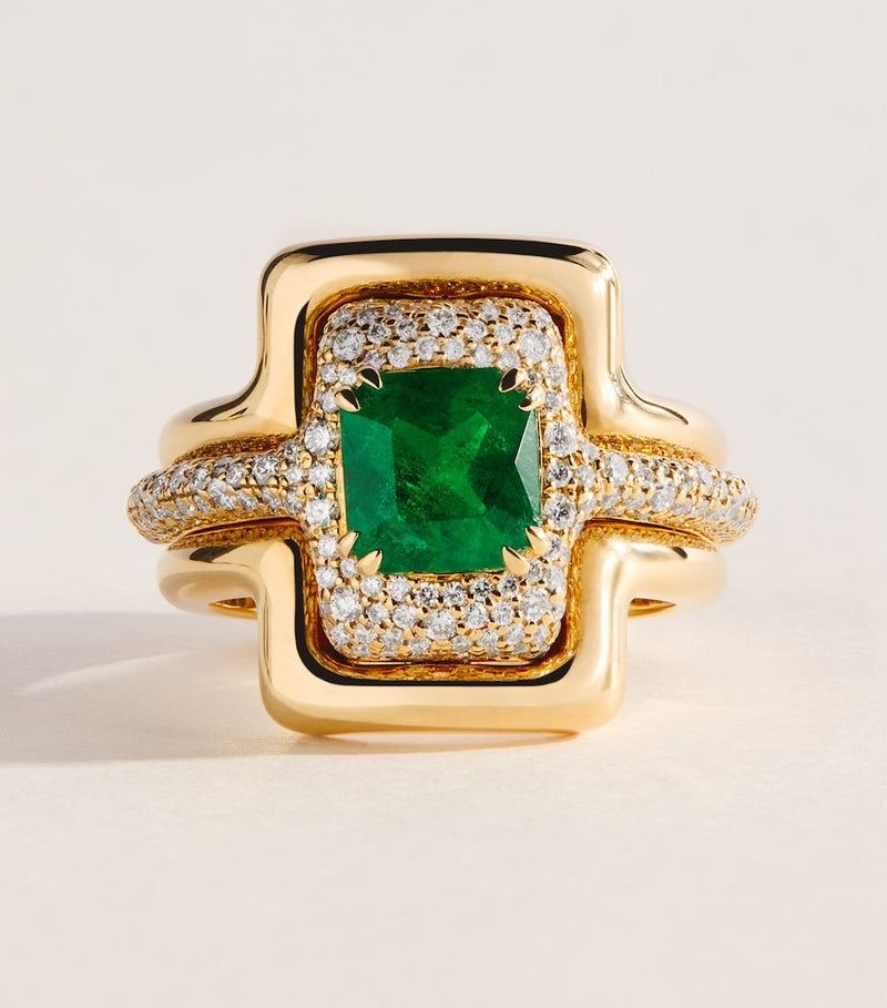 Azlee Origins Contour Ring, imported from the UK