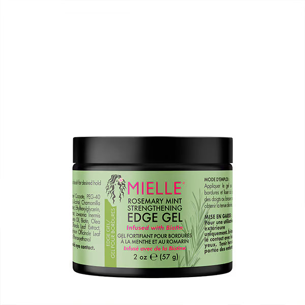 Mielle Rosemary Mint strengthening edge gel 57g, imported from the UK