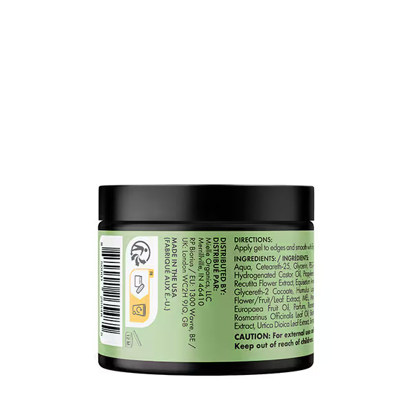 Mielle Rosemary Mint strengthening edge gel 57g, imported from the UK