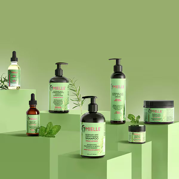 Mielle Rosemary Mint strengthening edge gel 57g, imported from the UK