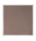 Canali silk medallion print pocket square 33cm, UK version