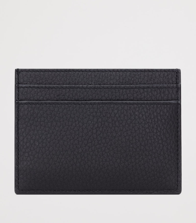 Saint Laurent Cassandre card holder in leather - British product