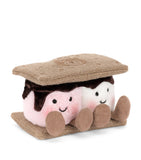Jellycat Amuseables S'mores soft toy 7cm, imported from the UK