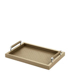 Riviere leather woven Diana tray 46cm x 31cm, UK version