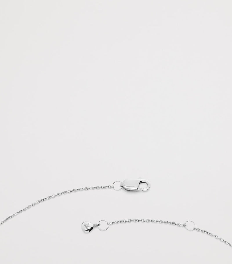 Monica Vinader sterling silver Libra zodiac necklace (British brand)