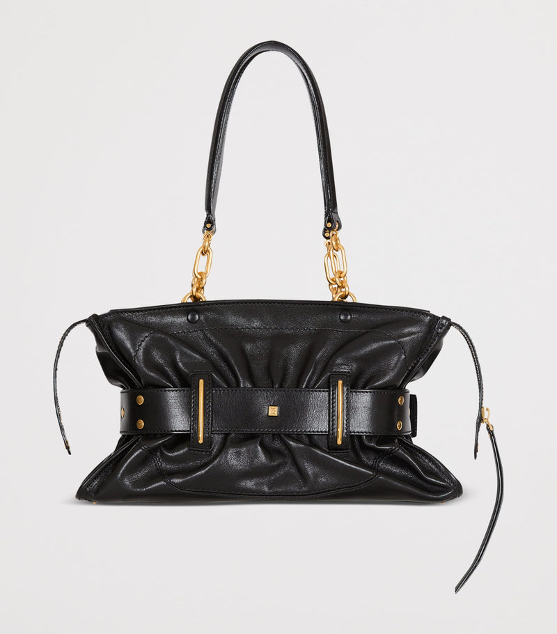Balmain Anthem shoulder bag in buffalo leather, UK version