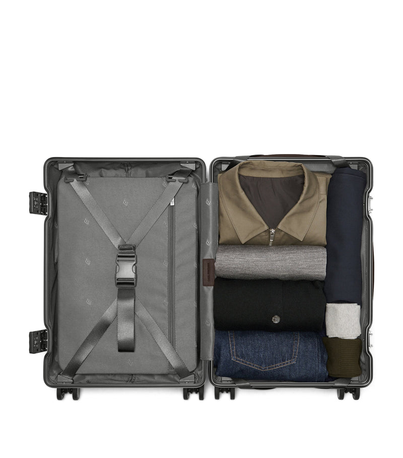 Carl Friedrik carry-on suitcase 56cm hard-shell design (British brand)