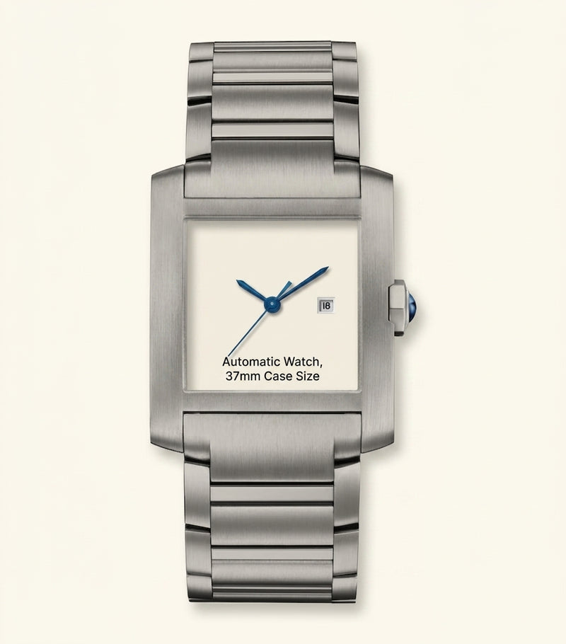 Cartier Tank Française steel watch 30.5mm - British product