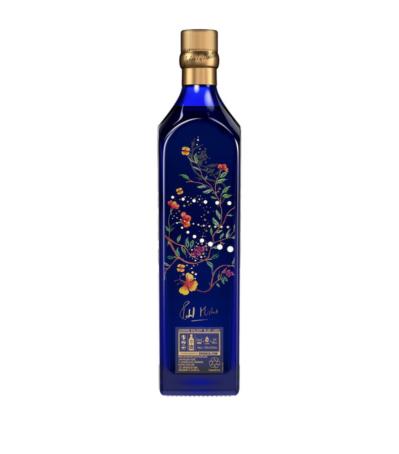 Johnnie Walker Blue Label whisky Rahul Mishra limited edition 70cl, UK version