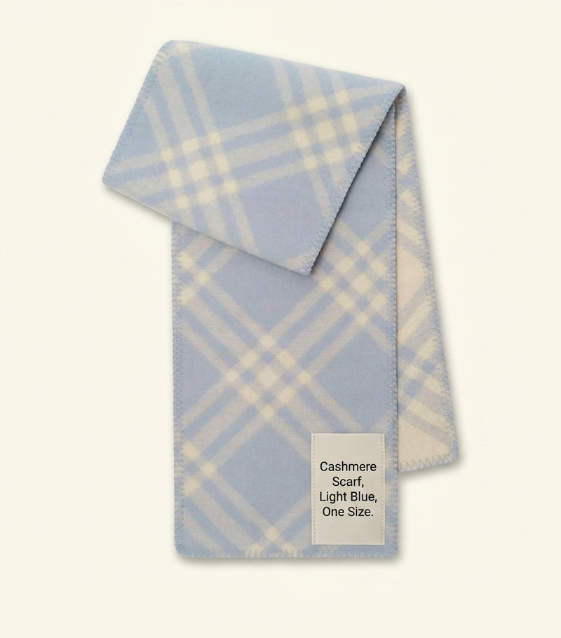 Burberry wool check scarf 182cm (British brand)