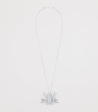 LOEWE rope frog necklace silver-tone braided brass, imported from the UK