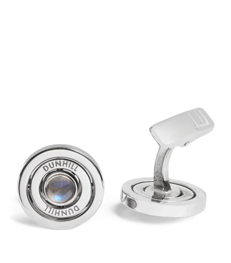 Dunhill Gyro cufflinks with labradorite stone, UK version