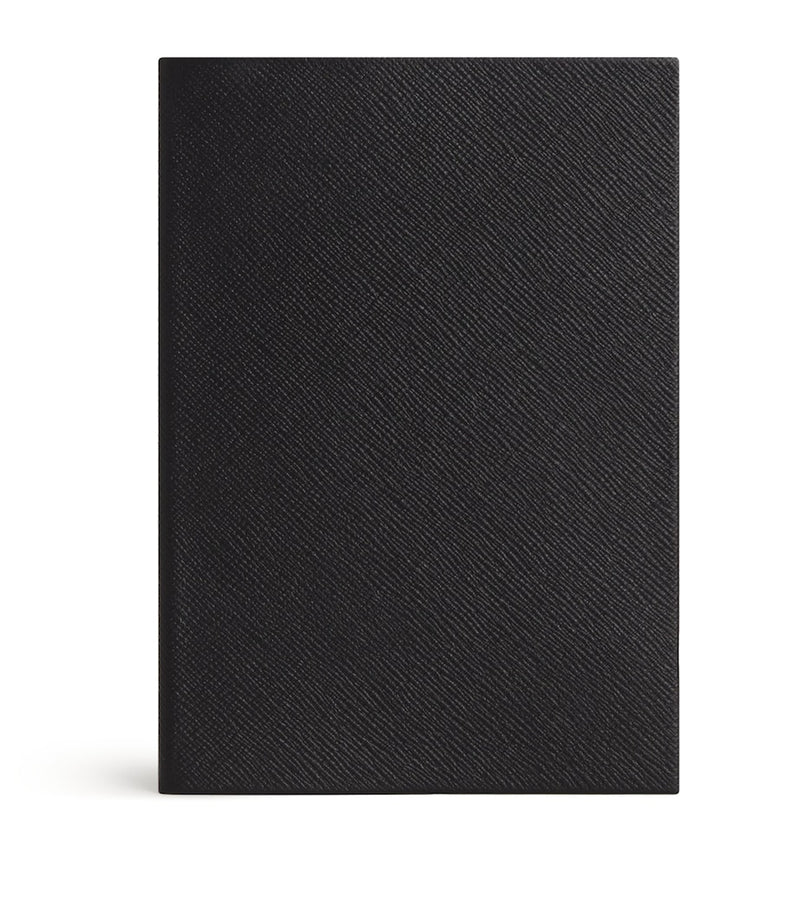 Harrods leather A5 notebook with lined pages - British product