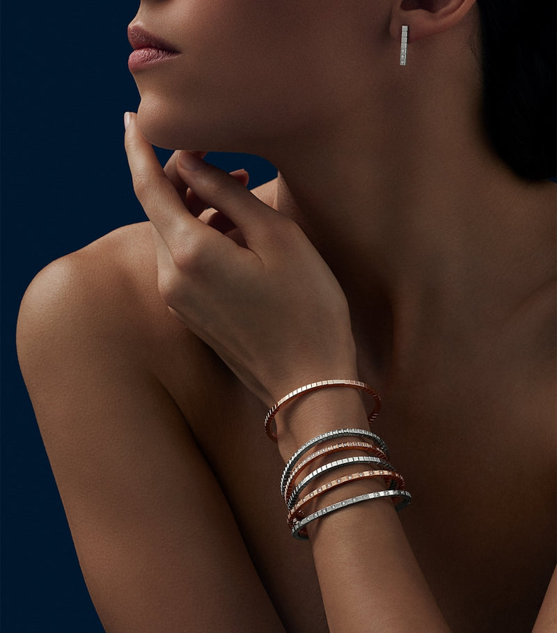 Chopard white gold Ice Cube bangle - British product