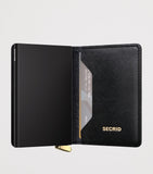 Secrid leather diamond-embossed Slimwallet, UK version