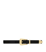 Harrods Saint Laurent Folk Buckle Belt 2.5cm- Buy online at McGrocer