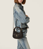 Miu Miu Wander matelassé lambskin top-handle bag, imported from the UK
