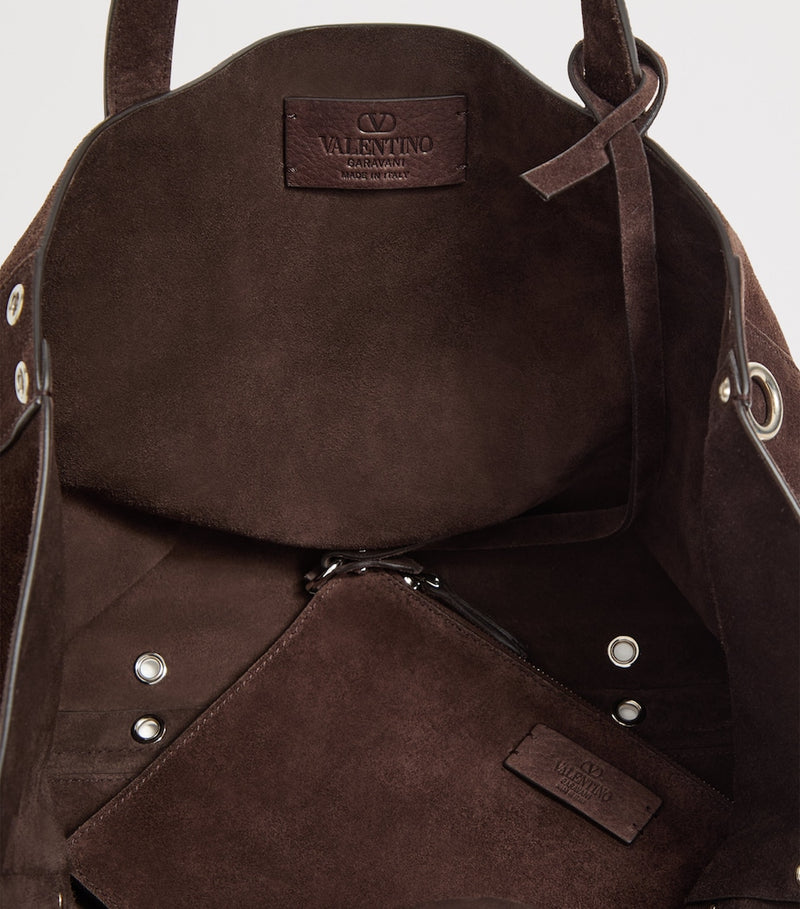 Valentino Garavani suede Nellcôte tote bag - British product