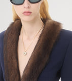 Valentino Garavani heart necklace with crystals, imported from the UK