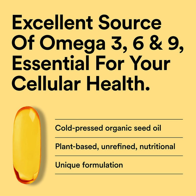 Udo's Omega 3-6-9 oil capsules 90 count - British product