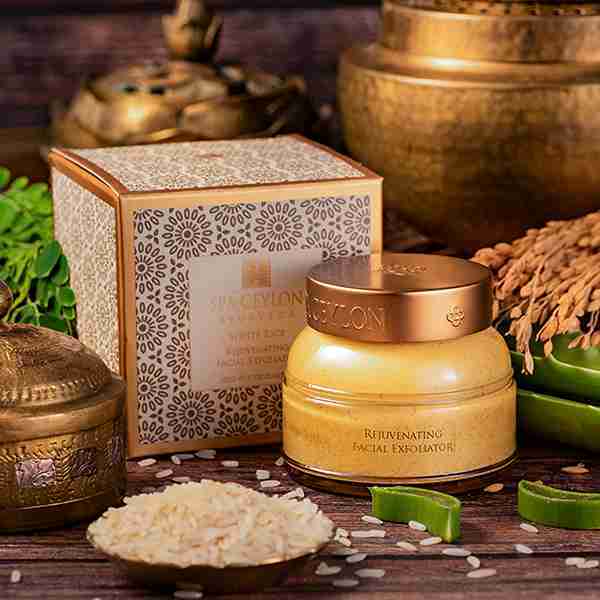 SPA CEYLON White Rice Exfoliator 100g - British product