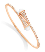 Harrods MARLI New York Rose Gold Diamond and Agate Cleo Slim Bracelet- Buy online at McGrocer