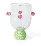 LAETITIA ROUGET glass dotty tumbler 19cm, UK version