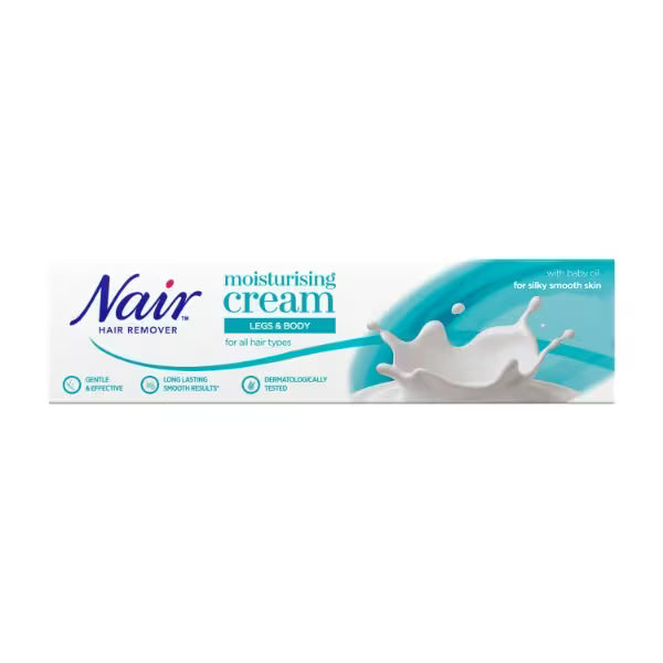 Nair moisturising hair removal cream all hair type 100ml, imported from the UK