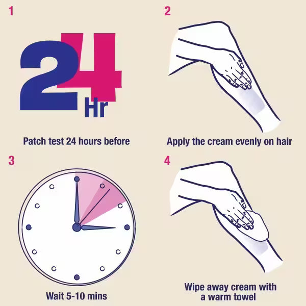 Nair moisturising hair removal cream all hair type 100ml, imported from the UK