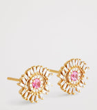 Suzanne Kalan rose gold evil eye stud earrings - British product