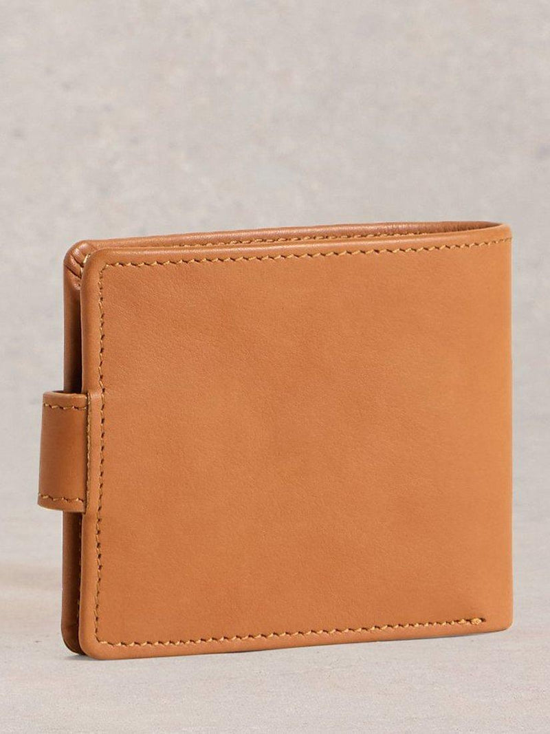 White Stuff Rufus Leather Wallet Tan - British product