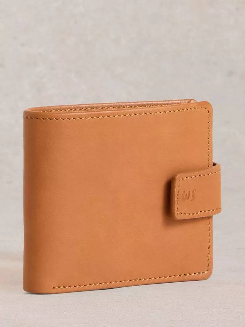 White Stuff Rufus Leather Wallet Tan - British product