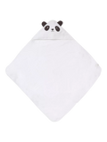 Angel & Rocket baby hooded towel panda white, imported from the UK