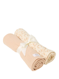 Angel & Rocket baby printed muslin set pink, imported from the UK