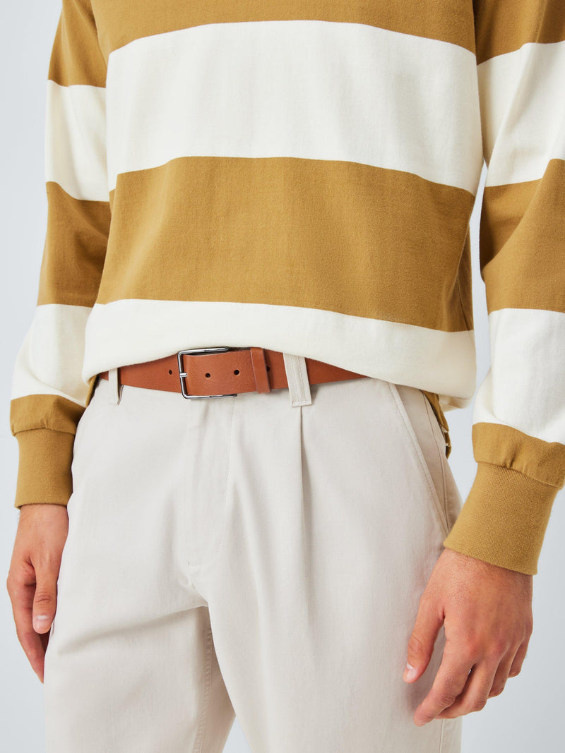 John Lewis leather belt tan - British product
