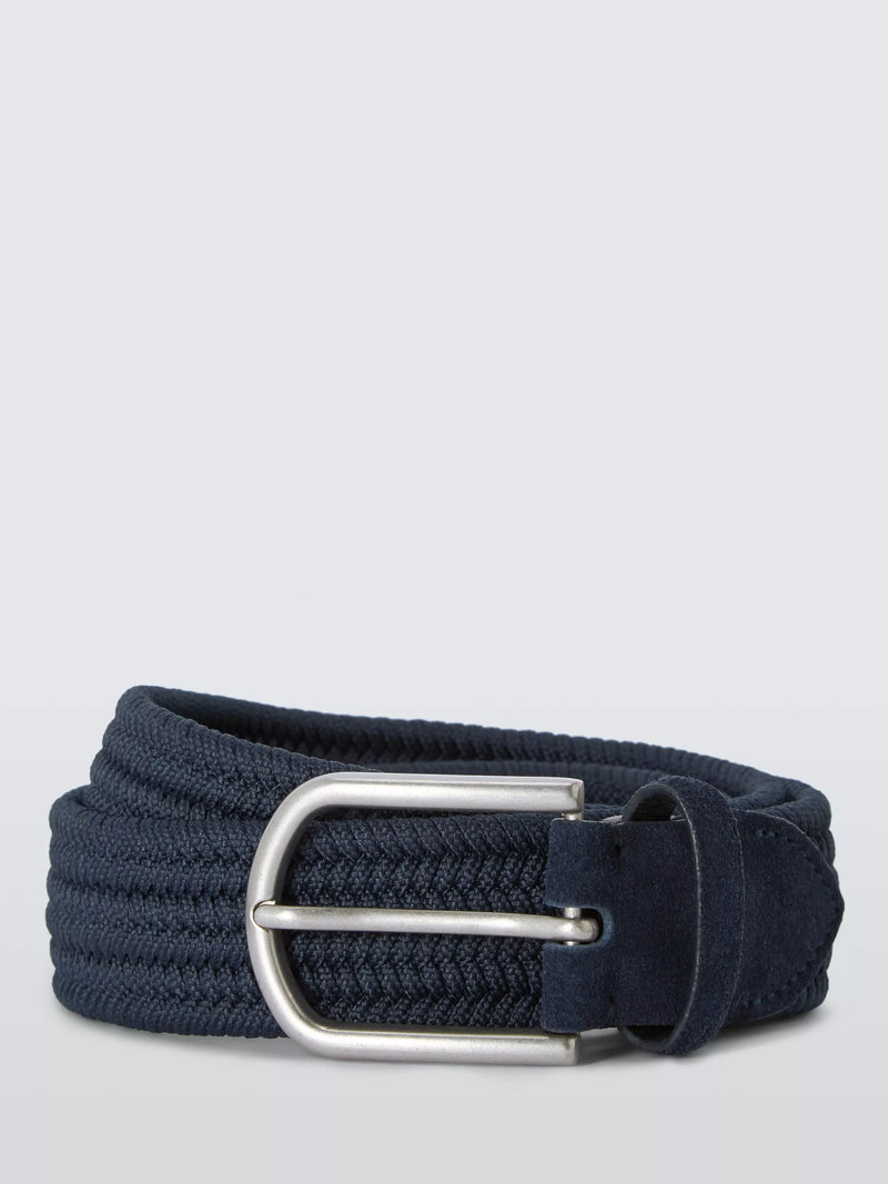 John Lewis Faux Suede Woven Belt
