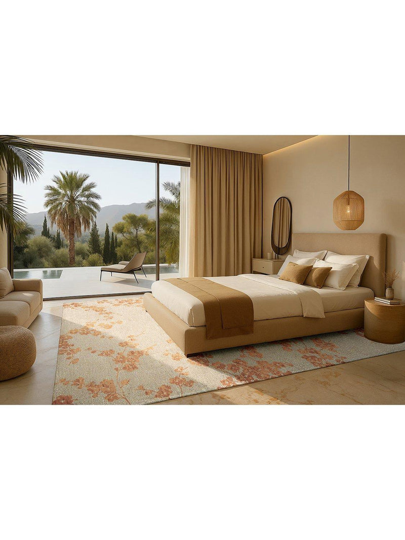 Louis De Poortere Sakura Petal rug yellow 200x140cm (British brand)