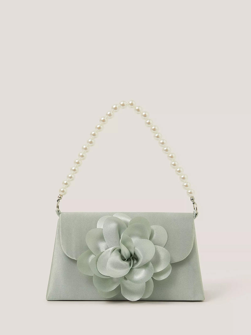 Monsoon kids mini bridesmaid bag sage (British brand)
