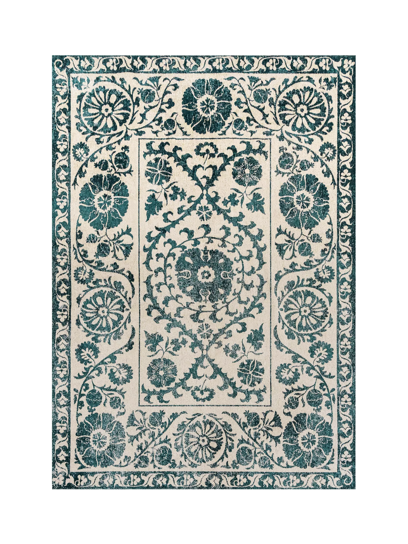 Louis De Poortere Suzani Boree rug 200x140cm, imported from the UK