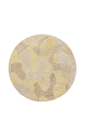 Louis De Poortere Coral Round Rug Yellow Hippy (British brand)