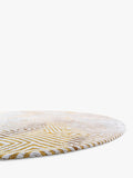 Louis De Poortere Coral Round Rug Yellow Hippy (British brand)
