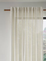John Lewis John Lewis Boucle Voile Panel Marshmallow 140 x 137cm- Buy online at McGrocer