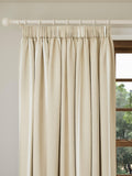 John Lewis Padstow stripe cotton lined curtains 117x137cm (British brand)