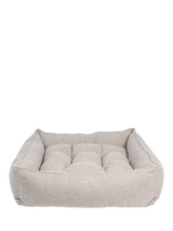 John Lewis Lords & Labradors Boucle Box Dog Bed Mink- Buy online at McGrocer