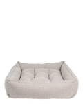 Lords & Labradors Boucle Box Dog Bed Mink 91cm (British brand)